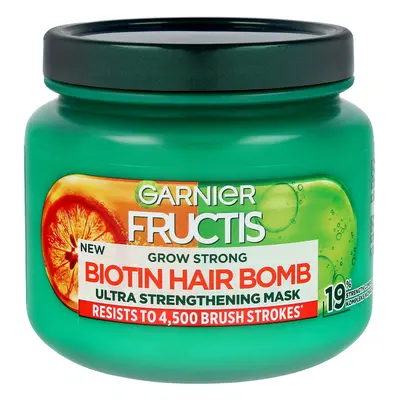 GARNIER Fructis Grow Strong Ultra Wzmacniająca Maska do włosów Biotin Hair Bomb 320ml