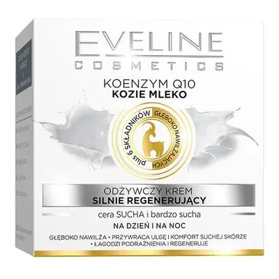 EVELINE Odżywczy Krem silnie regenerujący Koenzym Q10 & Kozie Mleko 50ml