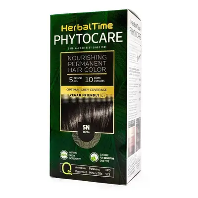 Herbal Time Phytocare Farba do włosów naturalna 5N Cacoa