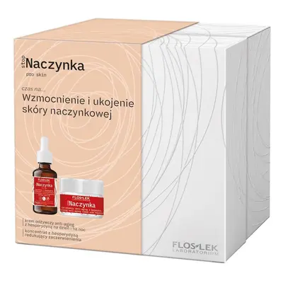 Flos-Lek Zestaw prezentowy Stop Naczynka Wzmocnienie i ukojenie skóry naczyniowej