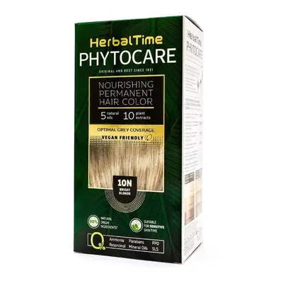 Herbal Time Phytocare Farba do włosów naturalna 10N Bright Blonde