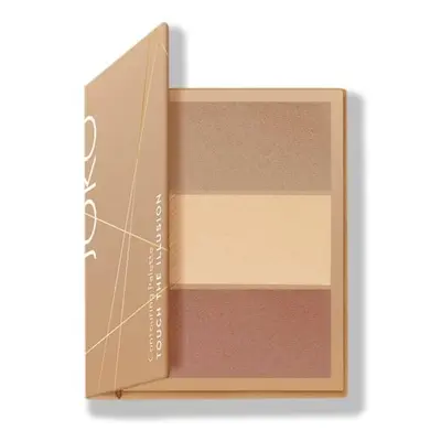 Joko Touch The Illusion Paletka do konturowania twarzy 3w1 nr 02 Cocoa