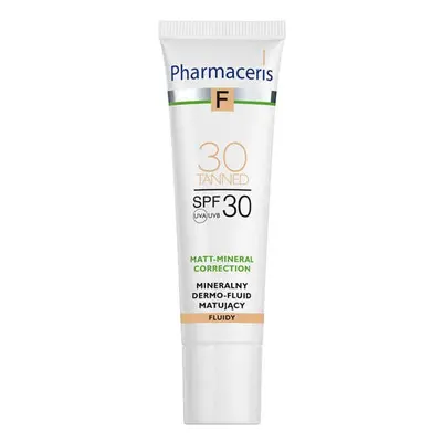 Pharmaceris MATT-MINERAL-CORRECTION Mineralny dermo-fluid matujący SPF30 TANNED 30 30ml