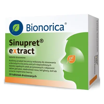 SINUPRET EXTRACT x 20 drażetek