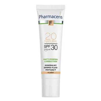 Pharmaceris F MATT-MINERAL-CORRECTION Mineralny dermo-fluid matujący SPF30 NATURAL 20 30ml