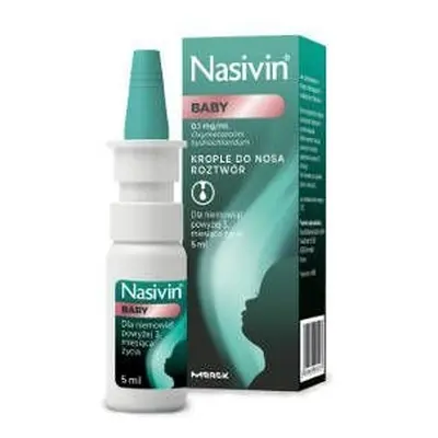 NASIVIN Baby 0,1mg/ml krople do nosa 5ml