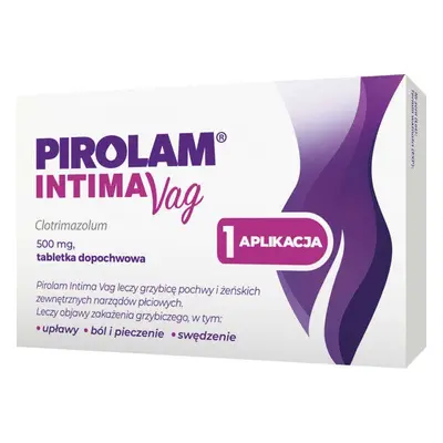 Pirolam Intima Vag 500mg x 1 tabletka dopochwowa