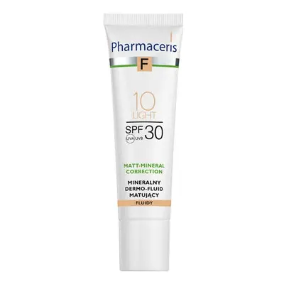 Pharmaceris F MATT-MINERAL-CORRECTION Mineralny dermo-fluid matujący SPF30 LIGHT 10 30ml