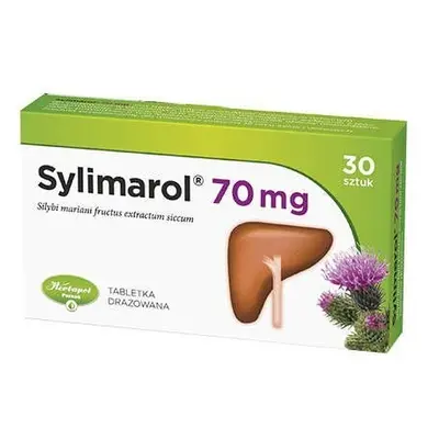 SYLIMAROL 70mg x 30 drażetek