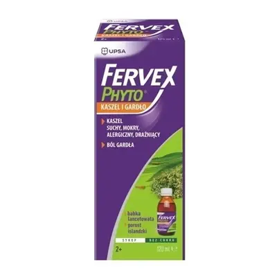 Fervex Phyto kaszel i gardło syrop 120ml