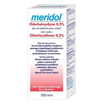 Meridol Chlorheksydyna 0,2% płyn do płukania jamy ustnej 300ml