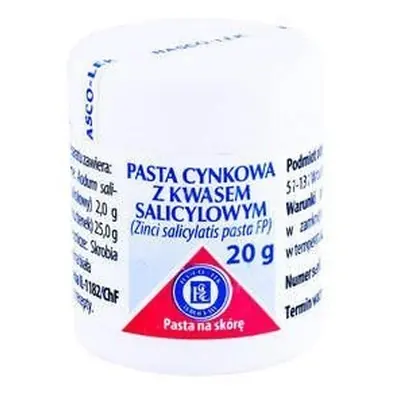 PASTA LASSARI (Maść cynkowa z kwasem salicylowym) 20g