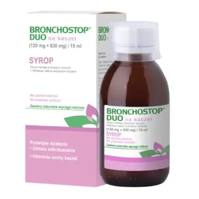 Bronchostop Duo na kaszel syrop 120ml