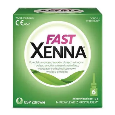 Xenna Fast x 6 mikrowlewek doodbytniczych