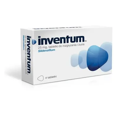 Inventum 25mg x 4 tabletki na potencję