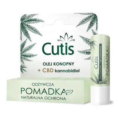 Cutis odżywcza pomadka do ust z olejem konopnym + CBD 5g