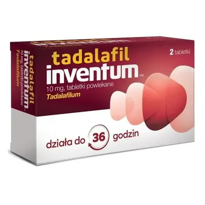 Tadalafil Inventum 10mg x 2 tabletki