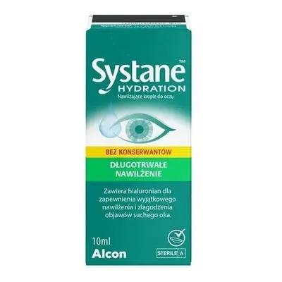 Systane Hydration bez konserwantów krople do oczu 10ml