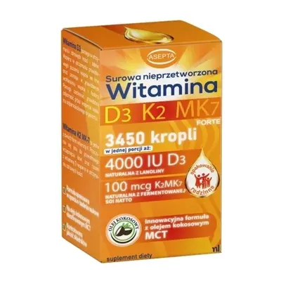 Witamina D3 K2 Mk7 krople 100ml