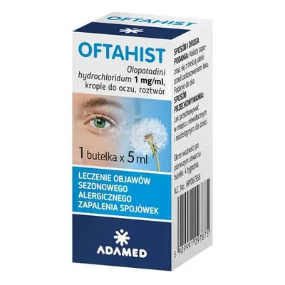 Oftahist 1mg/ml krople do oczu 5ml