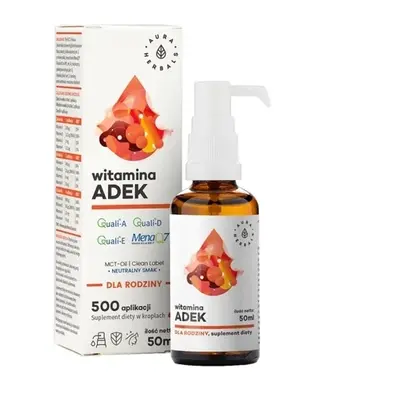 Aura Herbals Witamina ADEK dla rodziny MCT-Oil 50ml