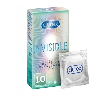 DUREX Invisible Close Fit prezerwatywy x 10 sztuk