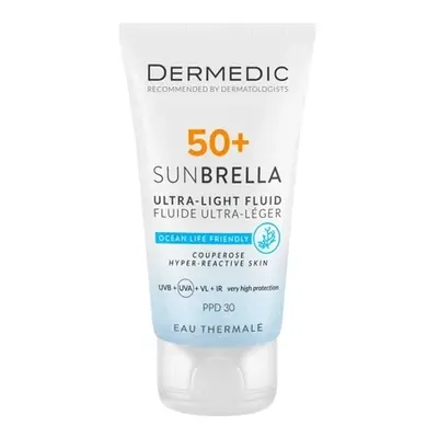 DERMEDIC Sunbrella SPF50+ Ultralekki krem ochronny do skóry naczynkowej 40ml