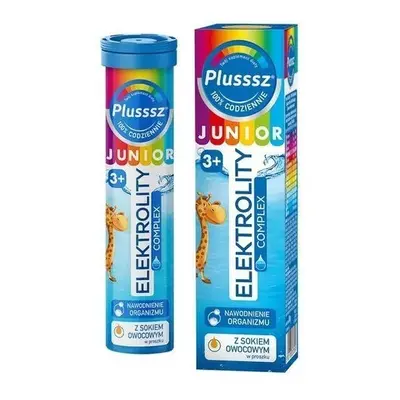 Plusssz Junior Elektrolity Complex x 20 tabletek musujących