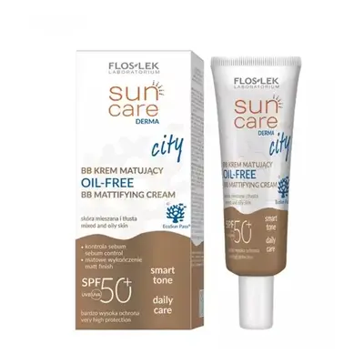 FLOS-LEK Sun Care Derma City BB Krem matujący Oil-Free SPF50+ 50ml