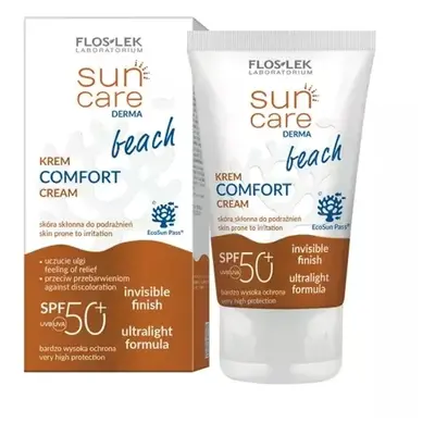 FLOS-LEK Sun Care Derma Beach Krem Comfort do twarzy i ciała SPF50+ 50ml