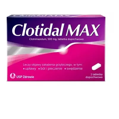 Clotidal Max 500mg x 1 tabletka dopochwowa