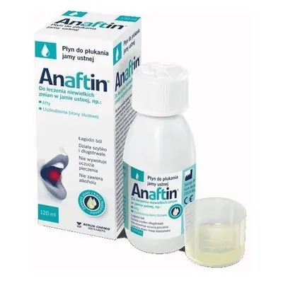 Anaftin Płyn do płukania jamy ustnej 120ml