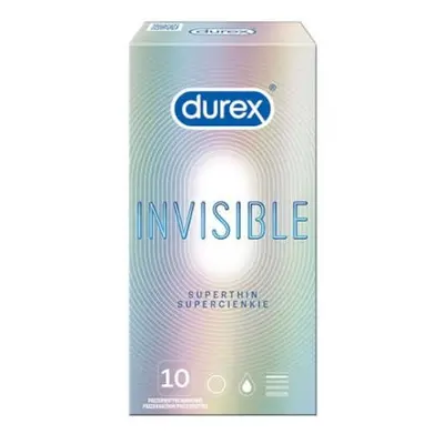 DUREX Invisible prezerwatywy dla większej bliskości x 10 sztuk