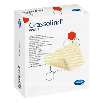 Grassolind neutral kompresy z maścią jałowe 5cm x 5cm x 10 sztuk