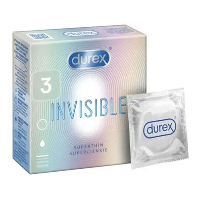 DUREX Invisible prezerwatywy dla większej bliskości x 3 sztuki