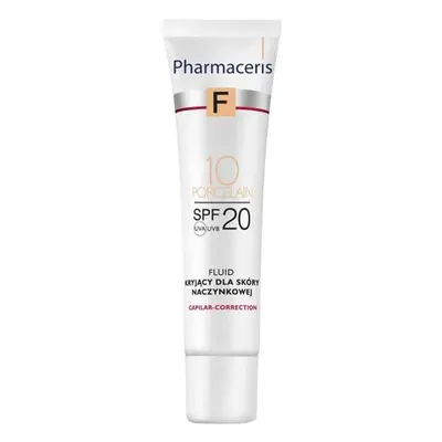 Pharmaceris F Capilar Corretion fluid SPF20 kryjący dla skóry naczynkowej porcelain 10 - 30ml