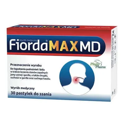 Fiorda MAX MD x 30 pastylek do ssania