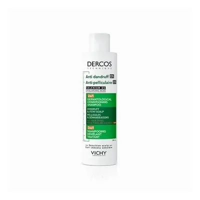 VICHY DERCOS Szampon przeciwłupieżowy z odżywką 2w1 200ml