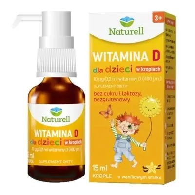 Naturell Witamina D dla dzieci krople 15ml