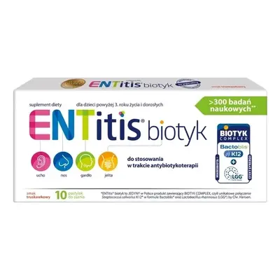 Entitis Biotyk x 10 pastylek do ssania