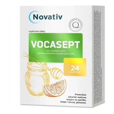 Novativ Vocasept x 24 pastylki do ssania