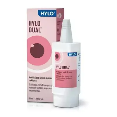 HYLO DUAL Nawilżające krople do oczu z ektoiną 10ml