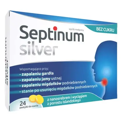 Septinum Silver x 24 pastylki do ssania