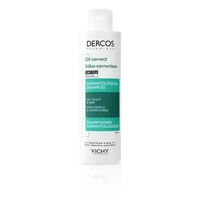 VICHY DERCOS OIL CORRECT Szampon normalizujący sebum dla przetłuszczających się włosów i skóry g