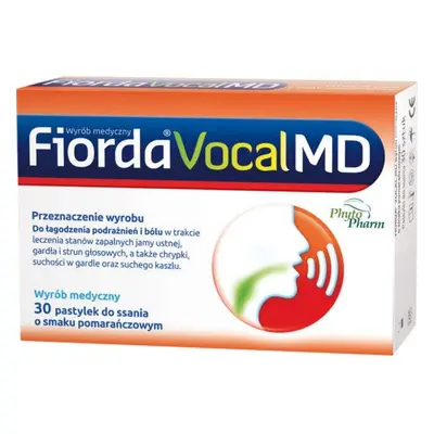 Fiorda Vocal MD x 30 pastylek do ssania