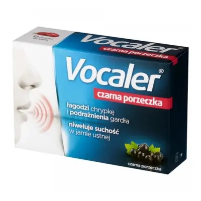Vocaler czarna porzeczka x 12 pastylek do ssania