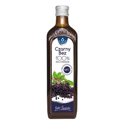 Czarny bez 100% Sok z owoców czarnego bzu 490ml