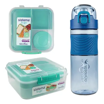 Sistema lunchbox pojemnik Bento Cube To Go 1250 ml + BIDON Aquator 600 ml
