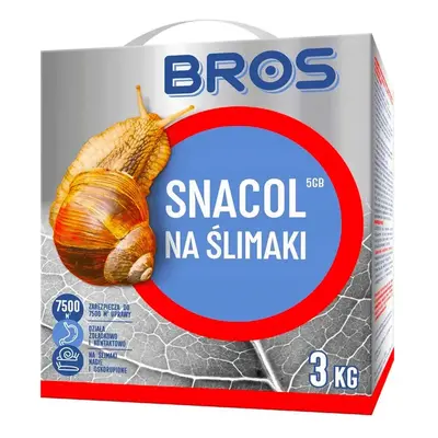 Na ślimaki trutka preparat Bros 3 kg SNACOL Mocny Granulat
