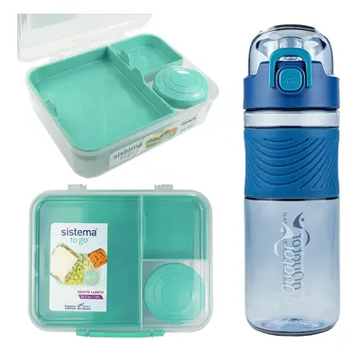 Sistema lunchbox pojemnik Bento Lunch To Go 1650ml + BIDON Aquator 600 ml